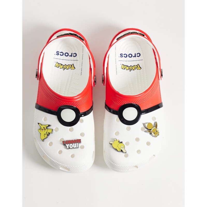 Crocs Pokemon Poke Ball Classic Clogs-Multi