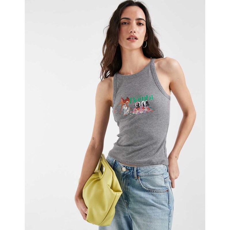 ASOS DESIGN Disney classic vest in grey