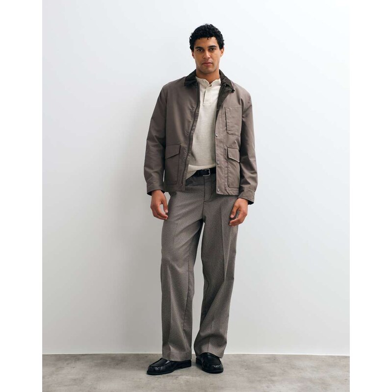 Mango parka jacket in grey