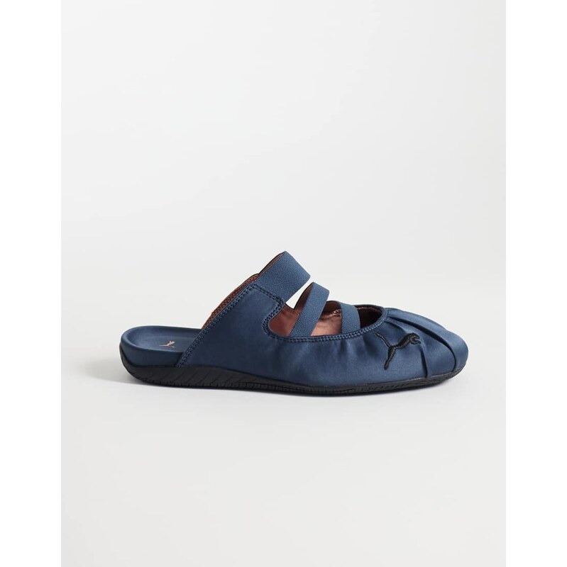 Puma Speedcat mule in blue satin