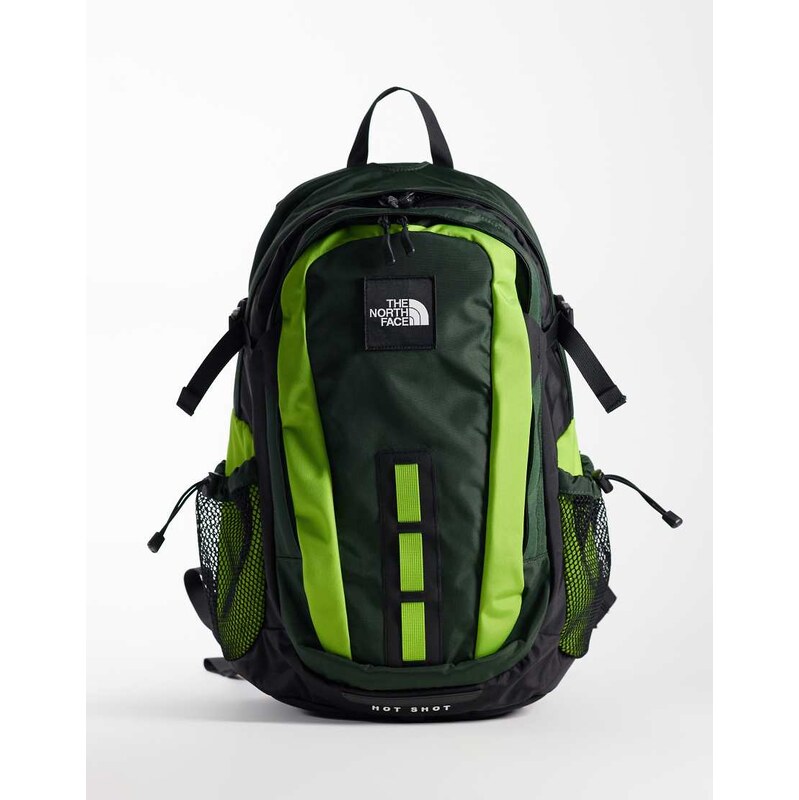 The North Face Hot Shot SE backpack in green-Black