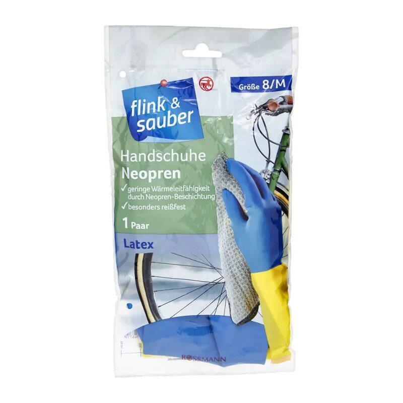 flink & sauber Rukavice neoprenové vel. M