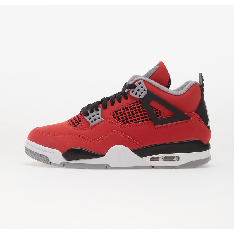 Air Jordan 4 Retro Toro Bravo Fire Red/ White-Black-Cement Grey