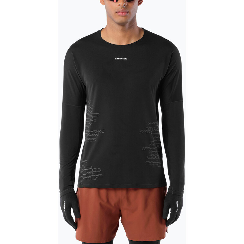 Pánské běžecké tričko Longsleeve Salomon Sense Aero GFX Tee LS