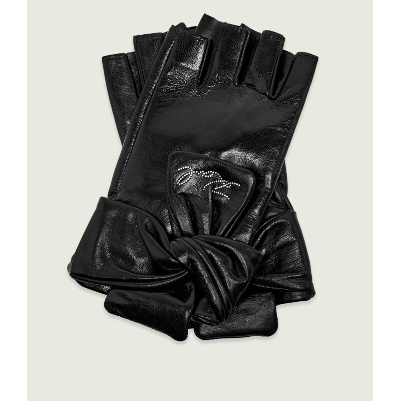 Karl Lagerfeld Kožené rukavice K/Signature