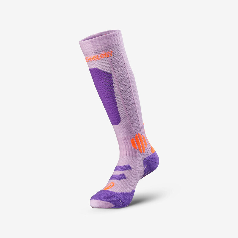 QUECHUA Dětské vlněné lyžařské ponožky SOCKS 900