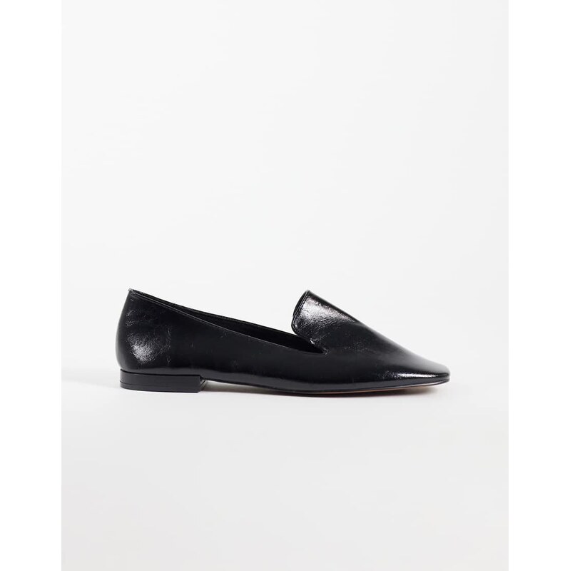 ASOS DESIGN Mason slipper style shoes in black