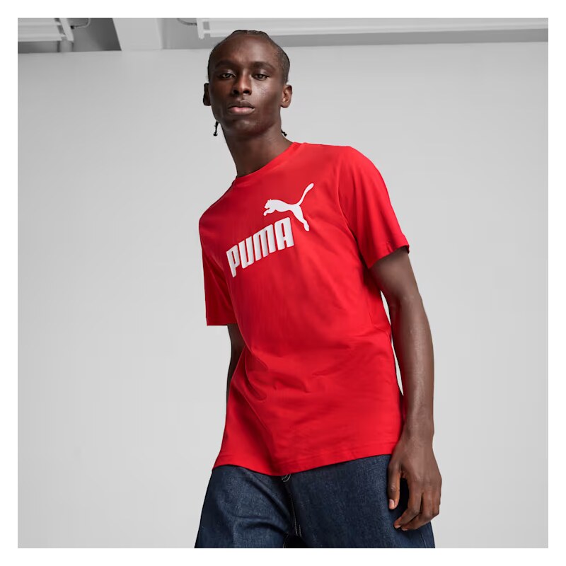 Puma ESS No. 1 Logo Tee RED