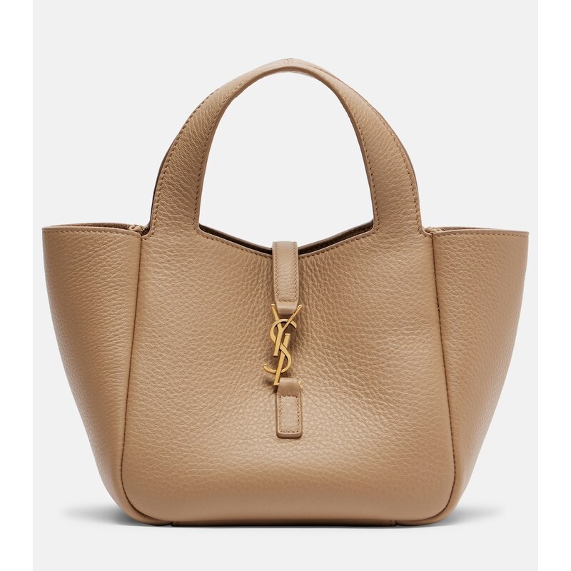 Saint Laurent Le 5 à 7 Baby Bea leather top-handle bag
