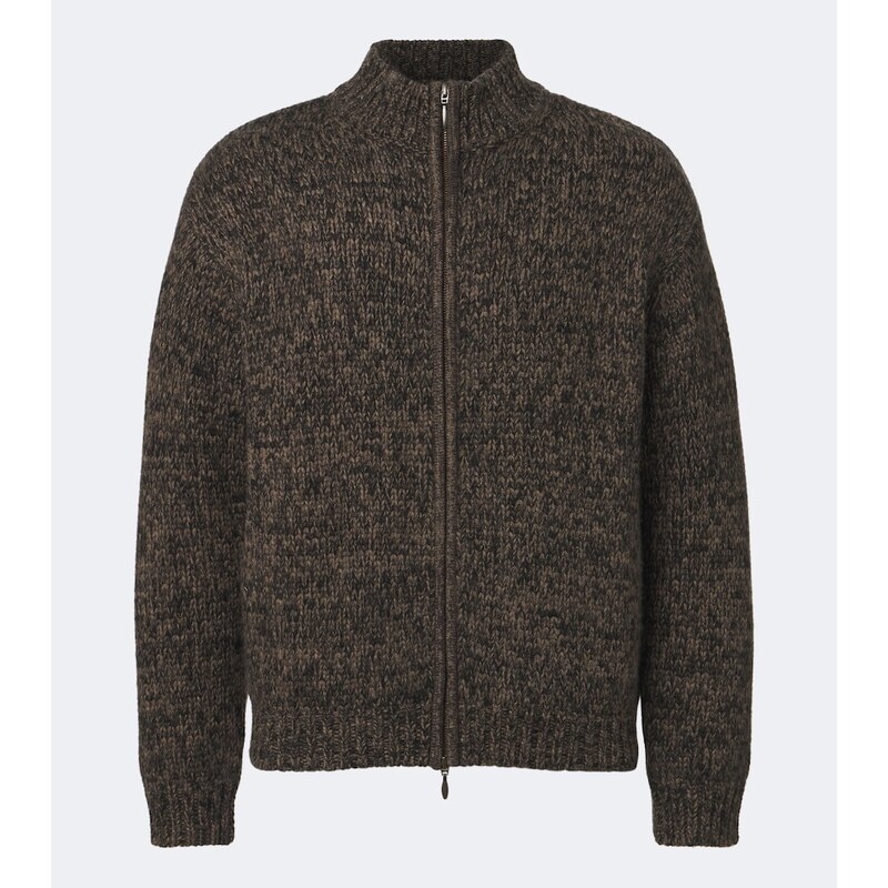 Le Kasha Lamdu cashmere zip-up cardigan