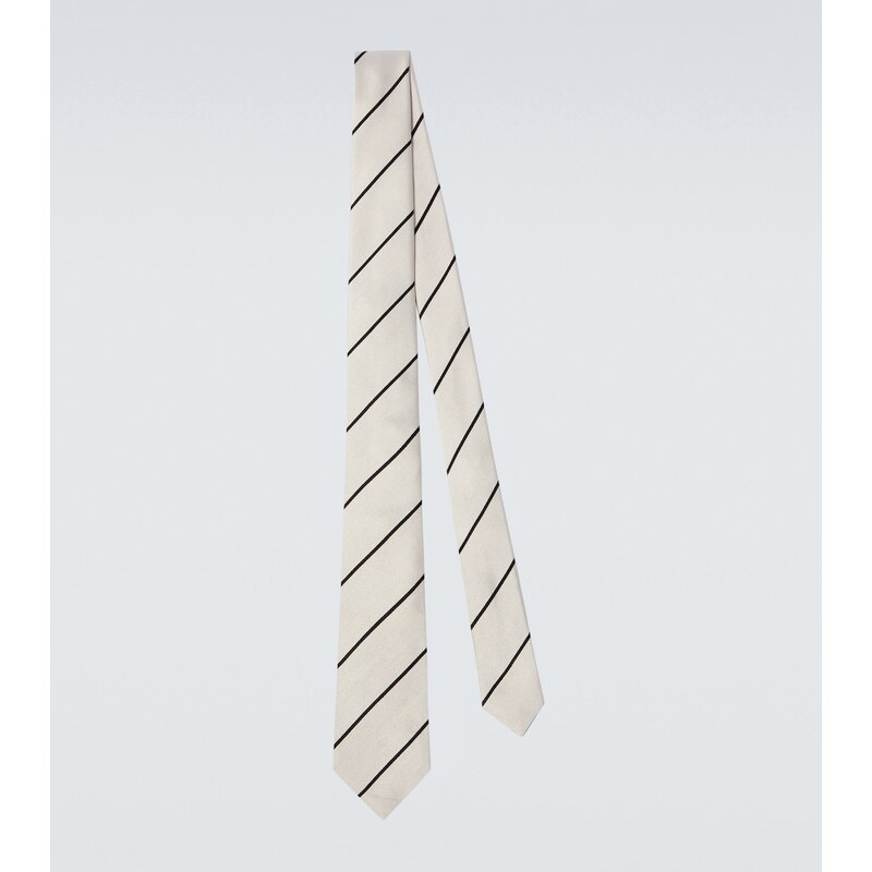 Tom Ford Striped silk jacquard tie