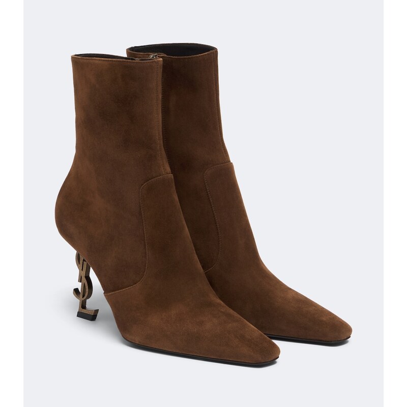 Saint Laurent Opyum suede ankle boots