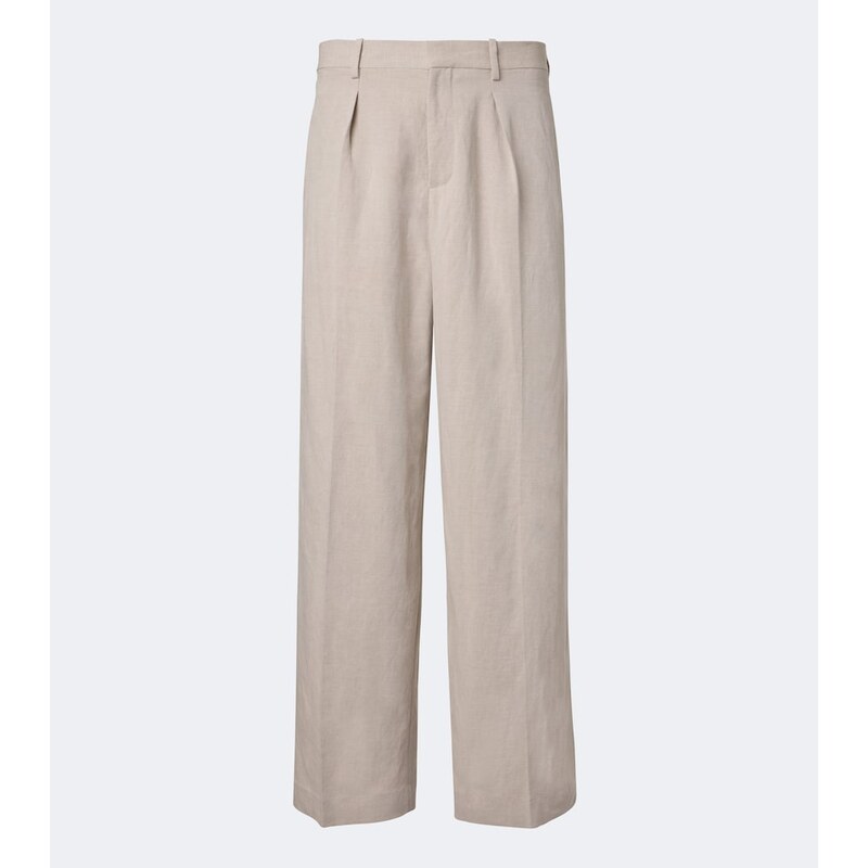 JW Anderson Linen-blend wide-leg pants