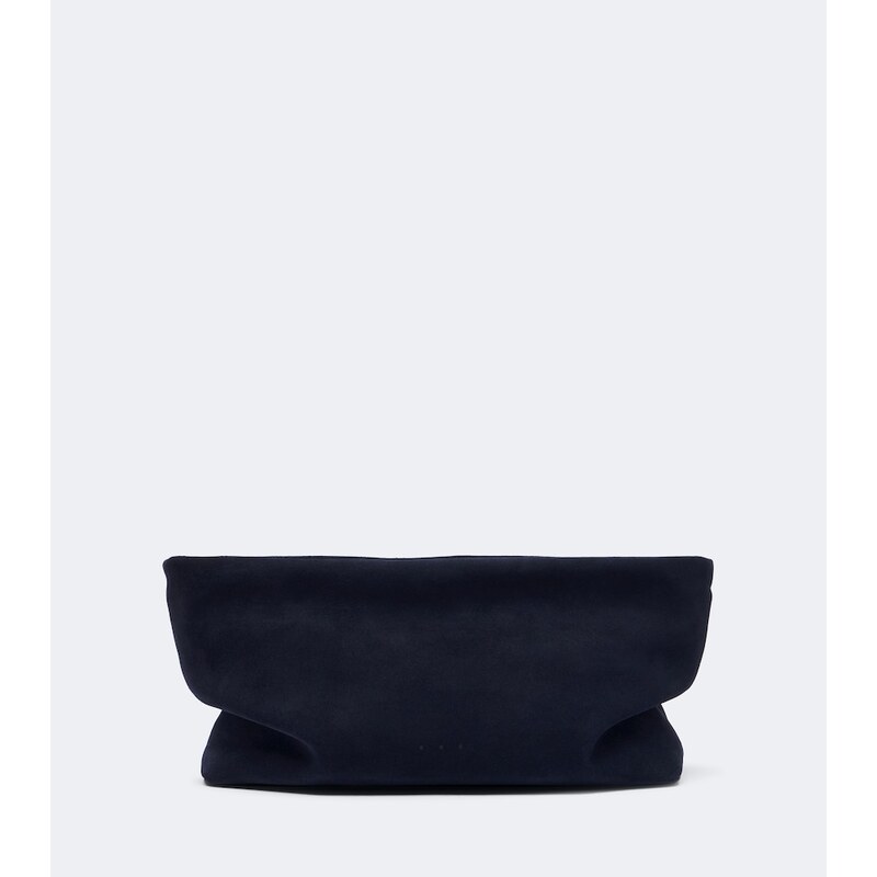 Aesther Ekme Nina Mini suede clutch