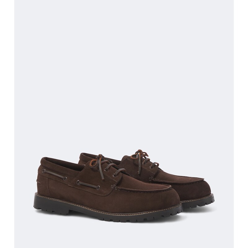 Studio Nicholson Guston suede boat shoes