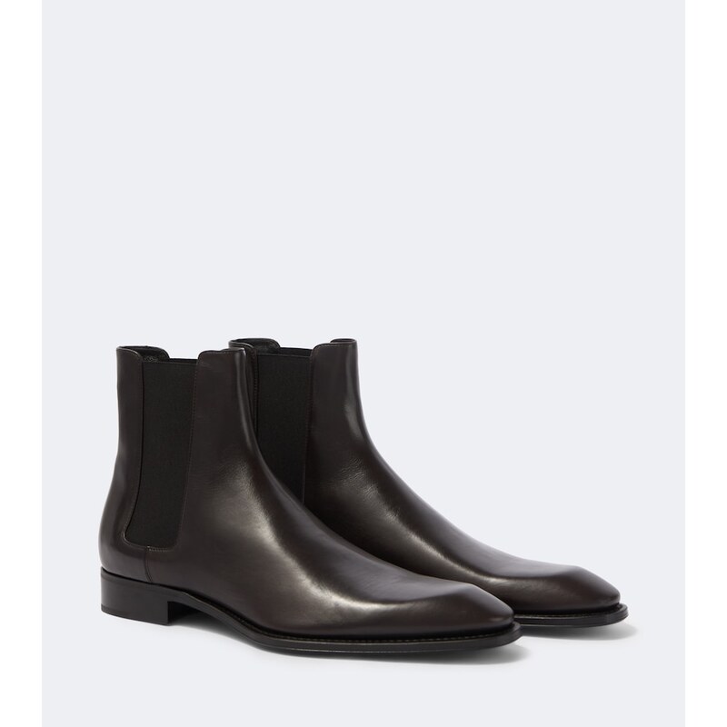 Saint Laurent Aurelien leather Chelsea boots