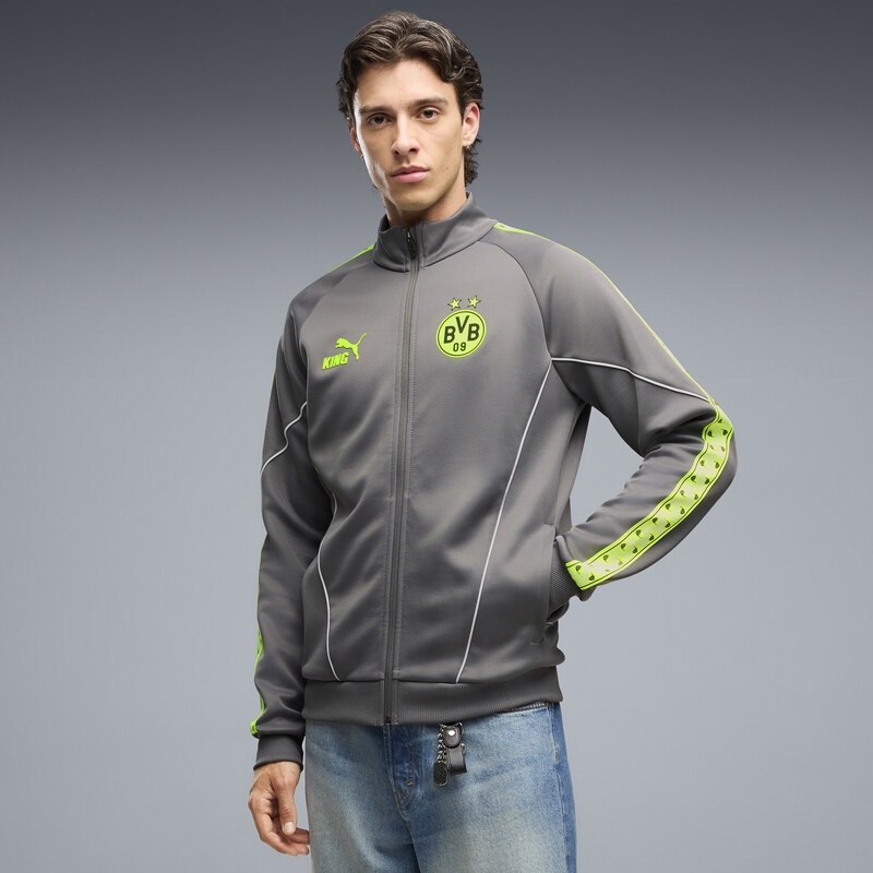 PUMA Borussia Dortmund KING Full-Zip Anthem Jacket Men