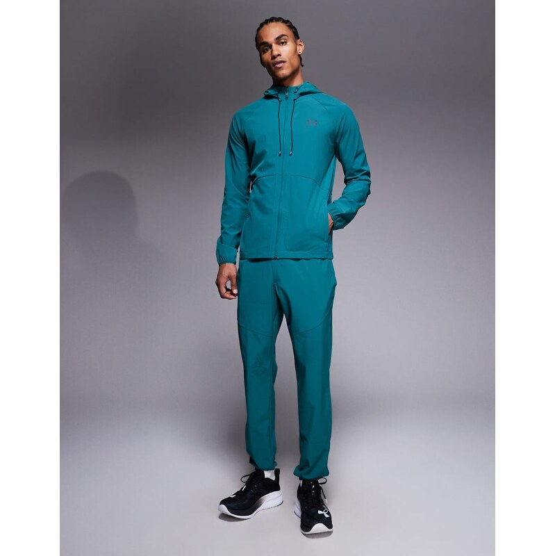 Under Armour Vibe woven joggers in rack green