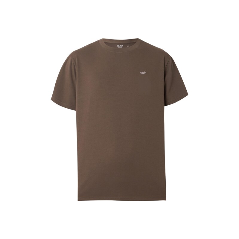 HOLLISTER Tričko hnědá