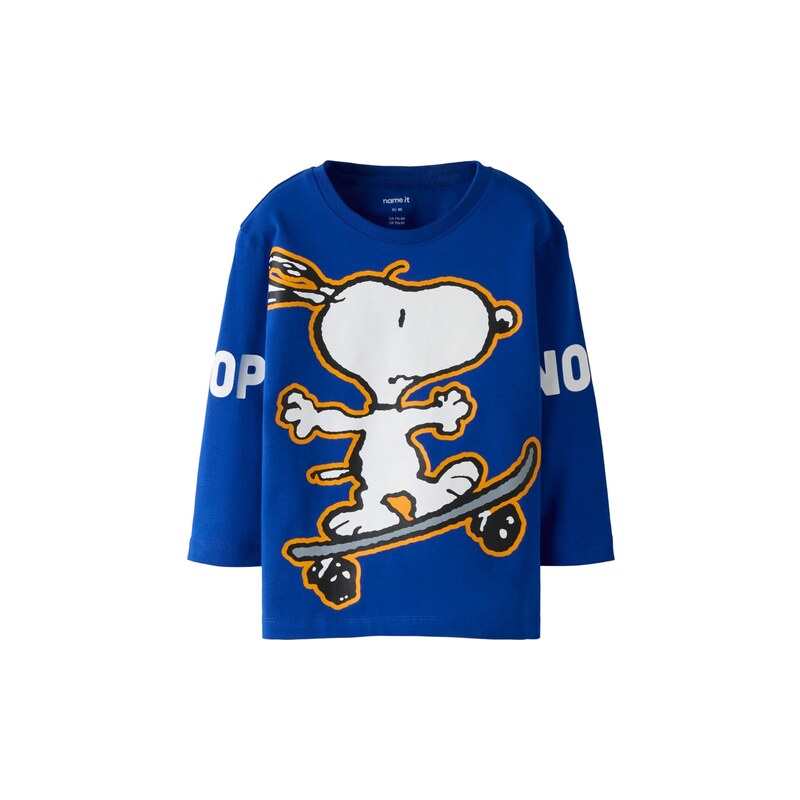 NAME IT Tričko NMMASTAR SNOOPY modrá / oranžová / černá / bílá