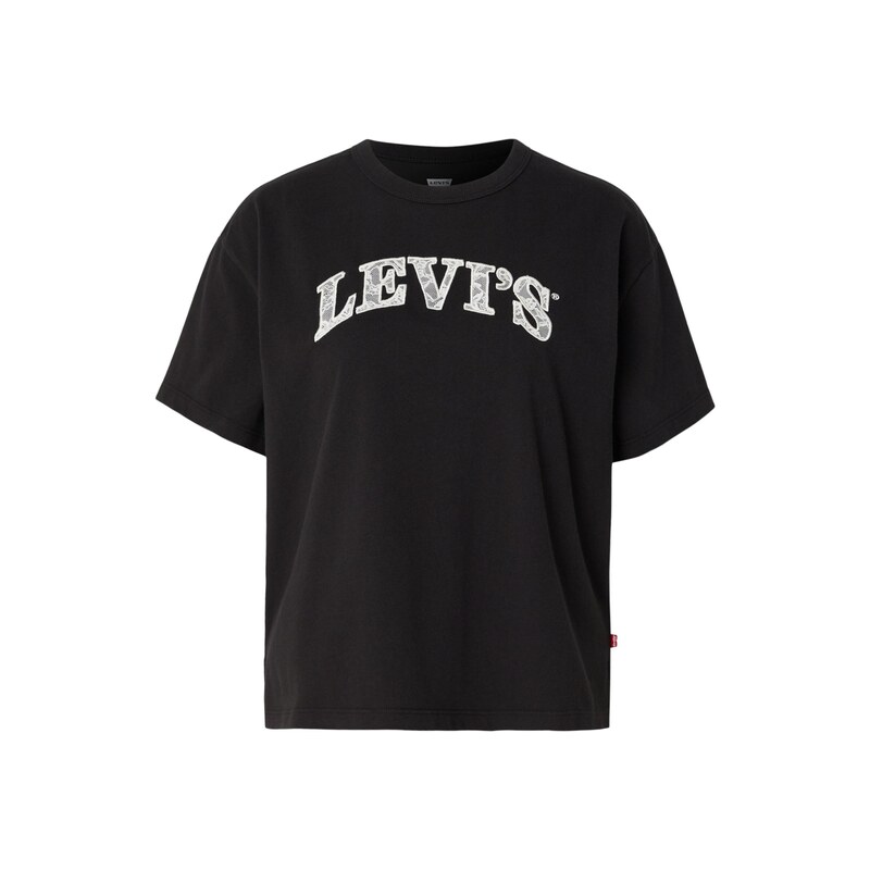LEVIS  Tričko VINTAGE antracitová / bílá