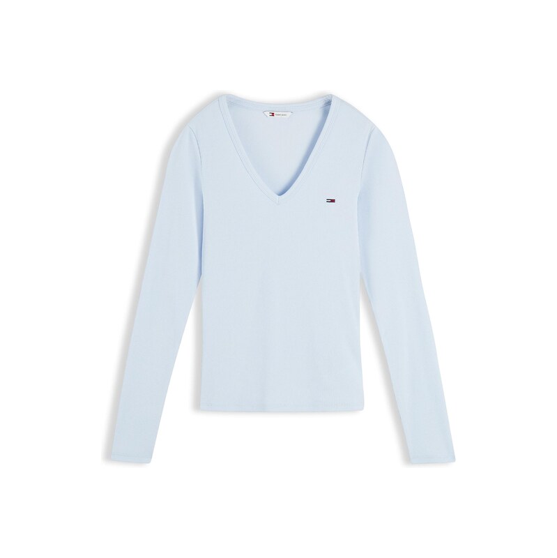 Tommy Jeans Tričko ESSENTIAL světlemodrá