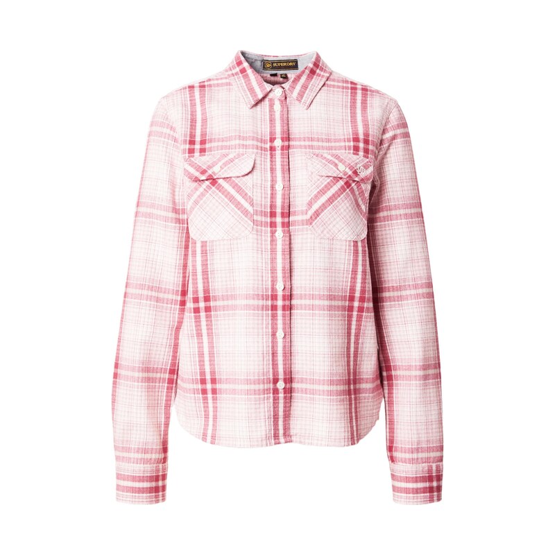 Superdry & Co Halenka pink / bílá