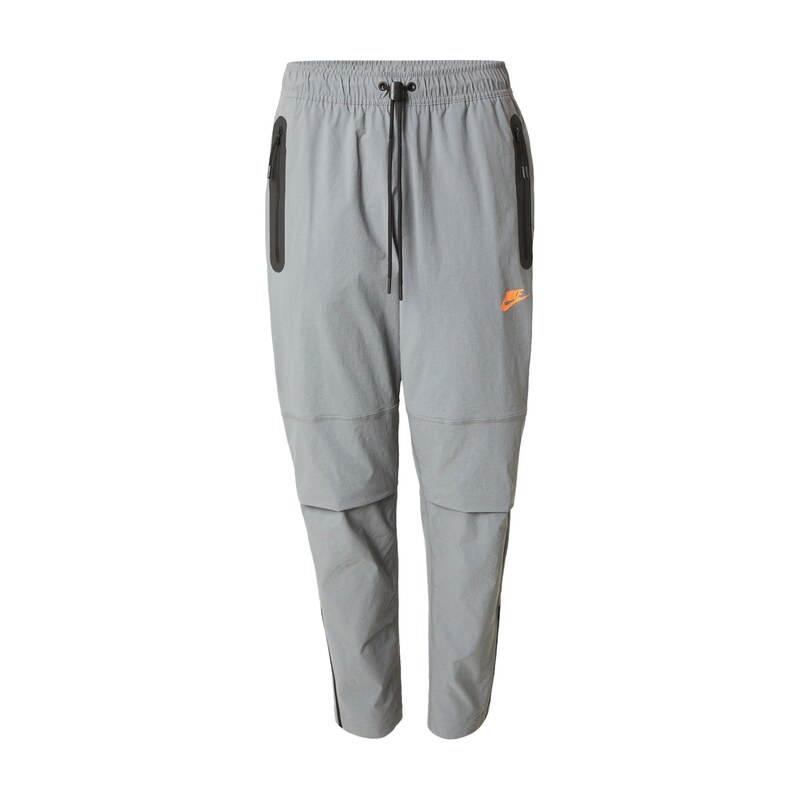 Nike Sportswear Kalhoty šedá / oranžová