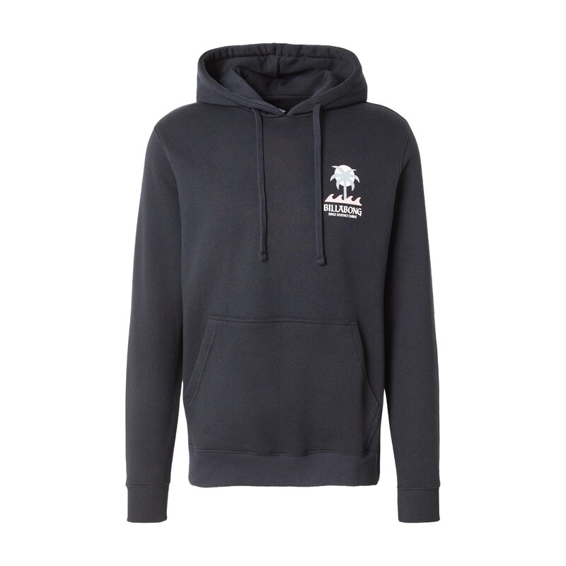 BILLABONG Mikina FOUNDATION šedá / růžová / černá / přírodní