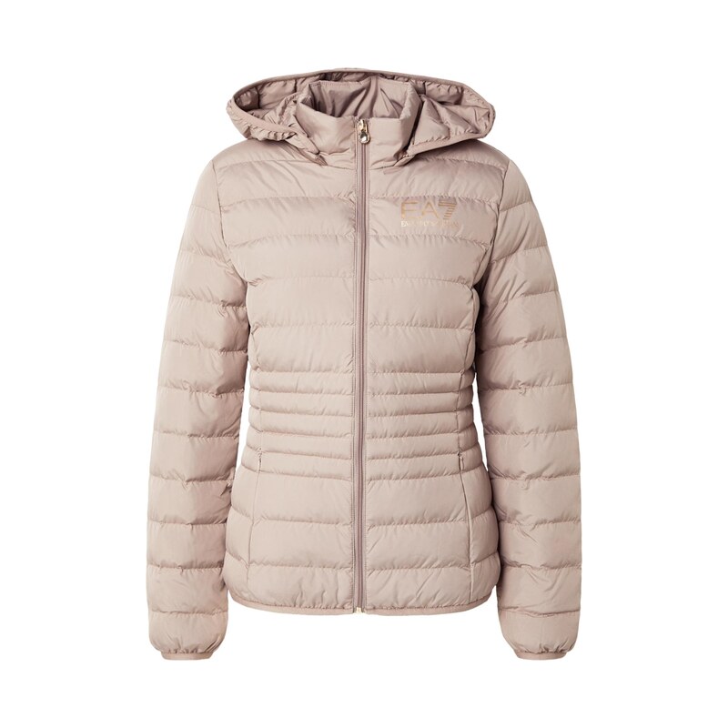 EA7 Emporio Armani Zimní bunda šedobéžová