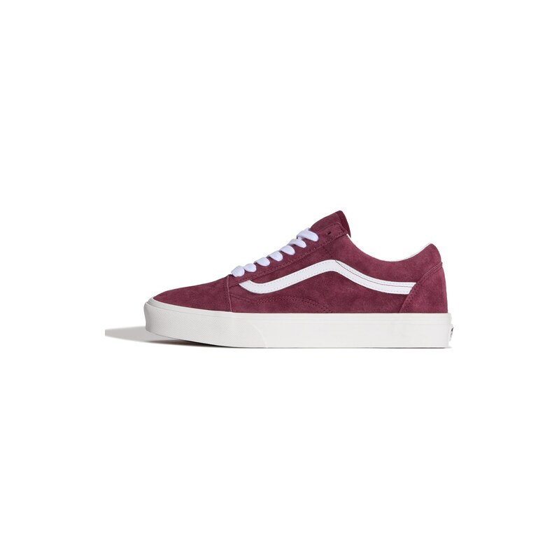 VANS Tenisky Old Skool vínově červená / bílá
