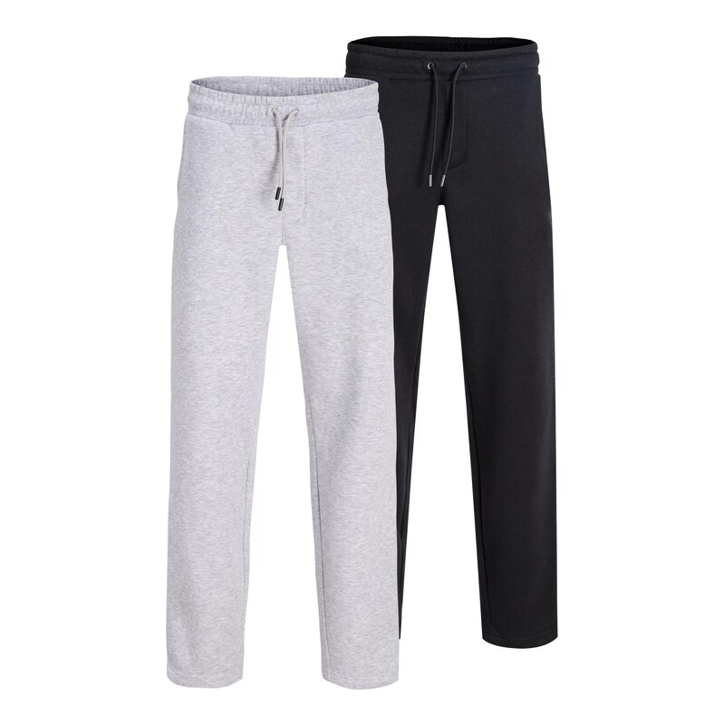 JACK & JONES Kalhoty JPSTKANE BRADLEY šedý melír / černá