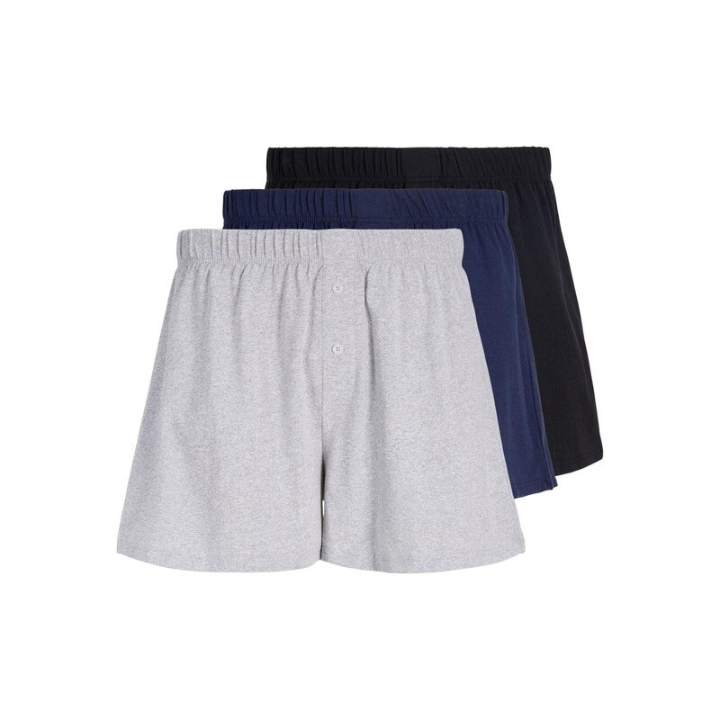 JACK & JONES Boxerky modrá / námořnická modř / černá