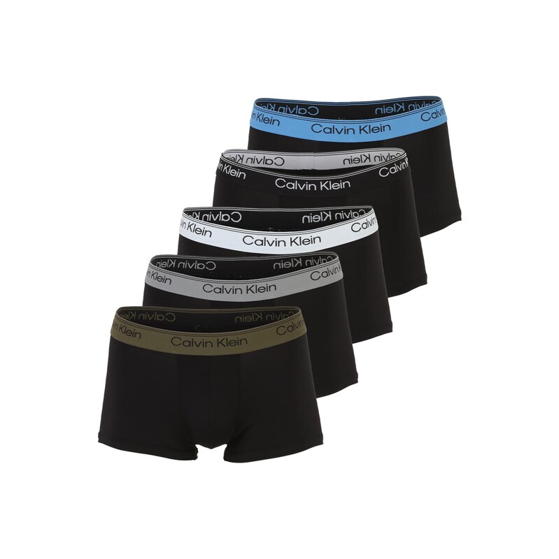 Calvin Klein Underwear Boxerky nebeská modř / šedá / olivová /