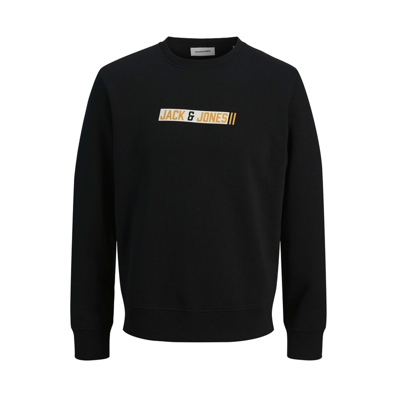 Jack & Jones Junior Mikina JJMunk tmavě oranžová / černá /