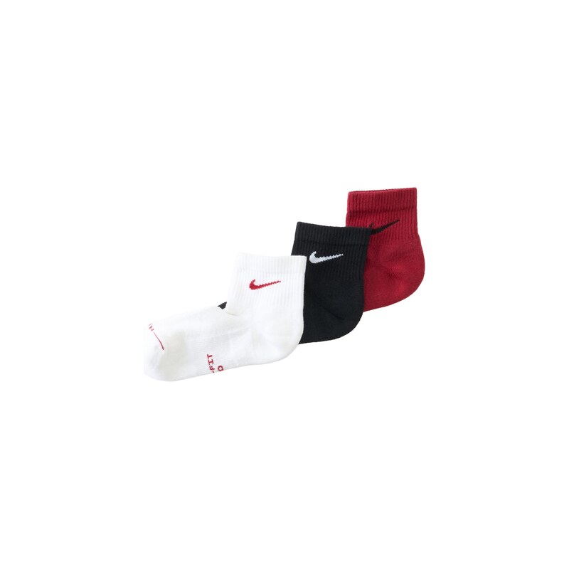 Nike Sportswear Ponožky červená / černá / bílá