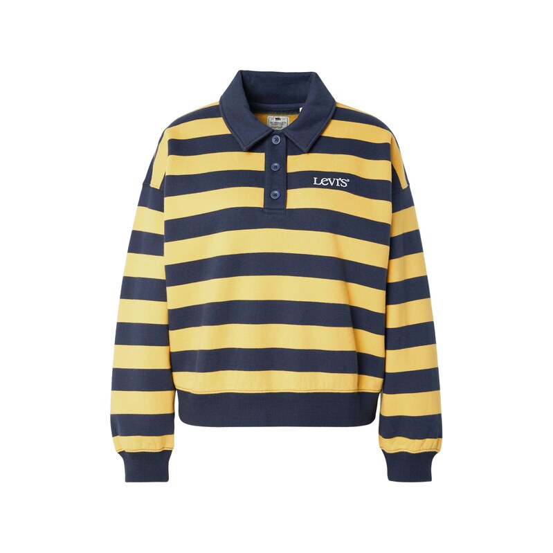 LEVIS  Mikina námořnická modř / žlutá / bílá