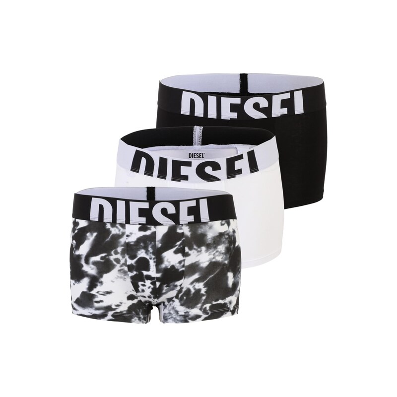 DIESEL Boxerky UMBX-DAMIEN světle šedá / černá / bílá