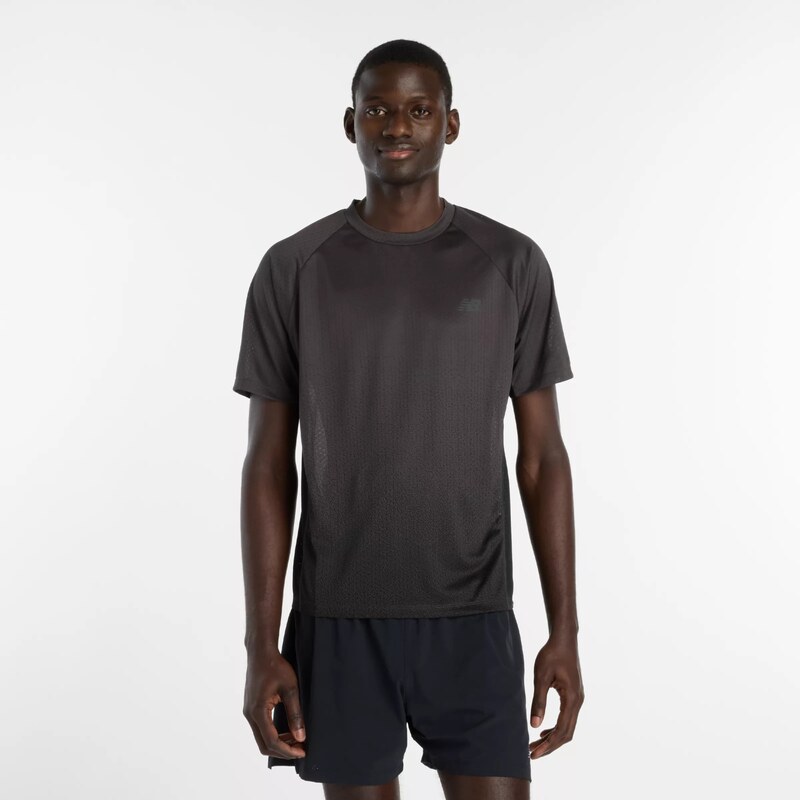 new balance Funkční tričko Viz-Tech Run antracitová / černá