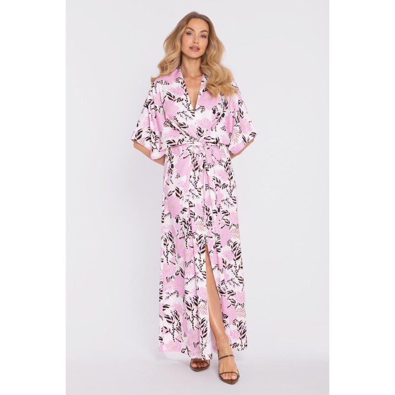 Made Of Emotion Womans Maxi print dress - model 1