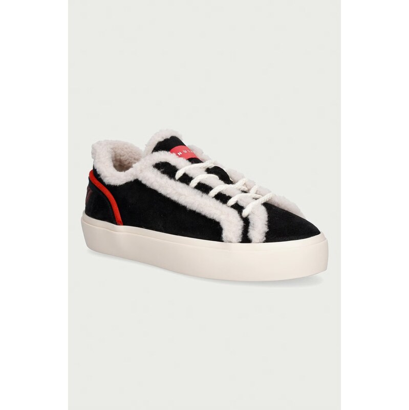 Inuikii Lila Shearling Lace Up sneakers boty dámské semišové