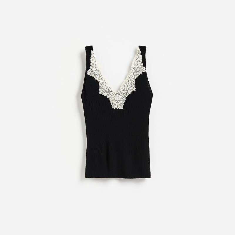 Reserved - LADIES` SINGLET - černý