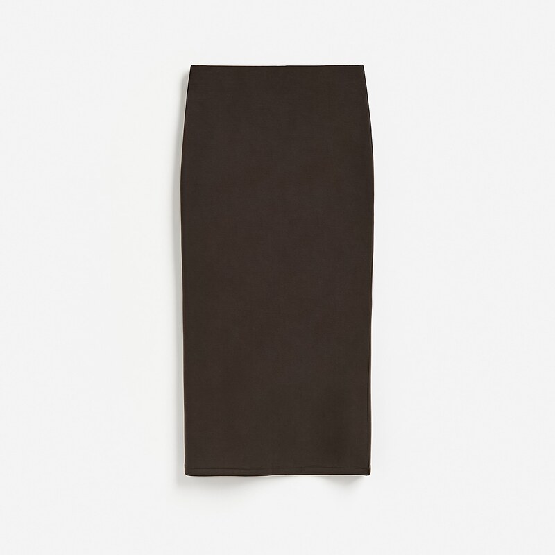 Reserved - LADIES` SKIRT - tmavě hnědá