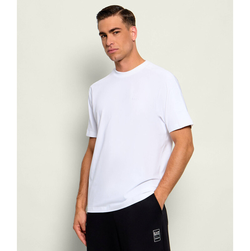 BOSS GREEN Tričko TS_Union Tape | regular fit | stretch