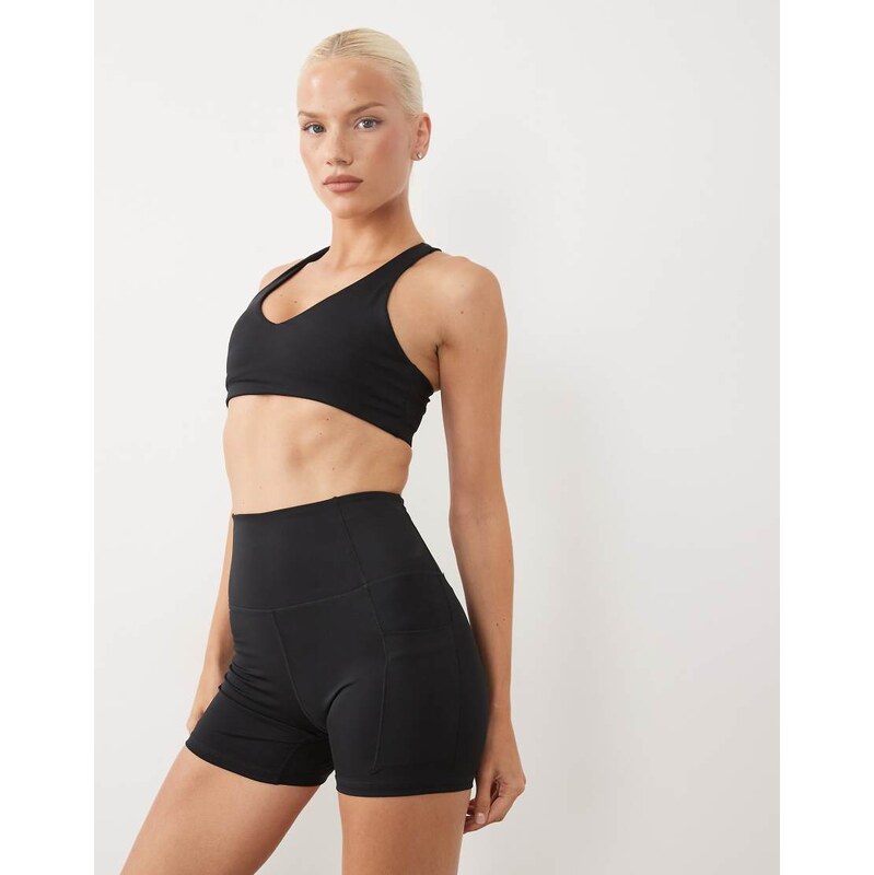 4505 Hourglass active waist snatching high rise 5 legging short