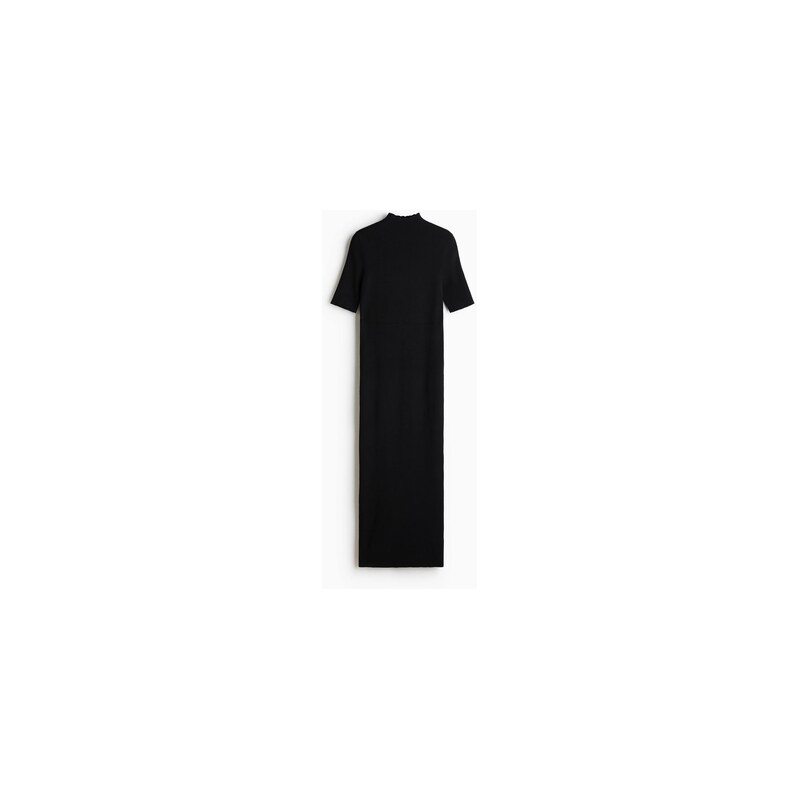 H&M - Fine-knit turtleneck dress - Black