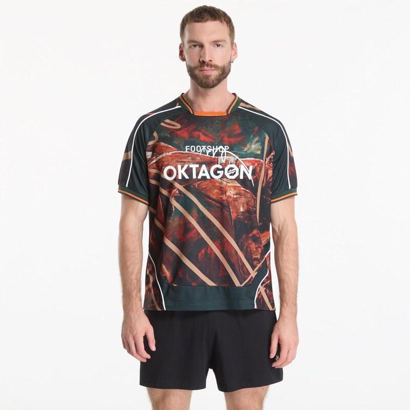 FTSHP Dres Footshop x Oktagon Jersey Brown XXXL
