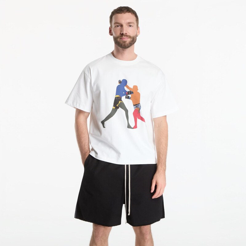 FTSHP Tričko Footshop x Oktagon T-Shirt Fighters White XL
