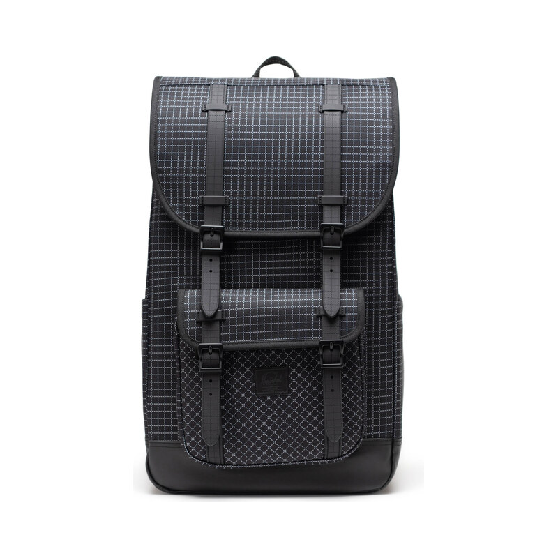 Herschel Little America - Grid Black/Black 30L