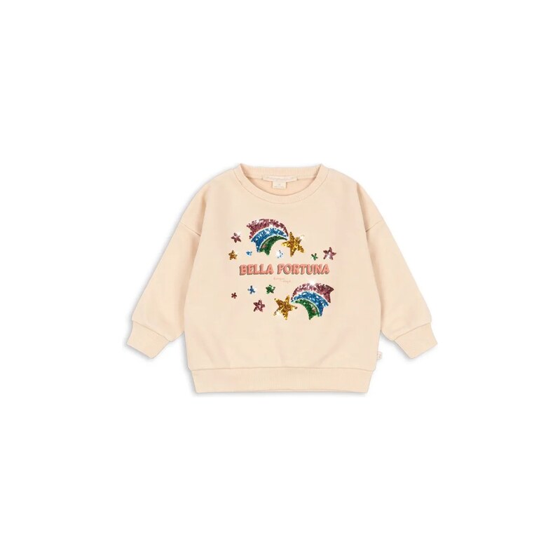 Konges Sløjd mikina dětská s bavlnou LOU SEQUIN SWEAT SHIRT GOTS